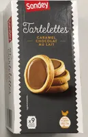 Tartelettes ovales pur beurre chocolat-caramel