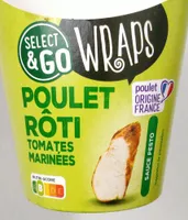 Wrap poulet rôti