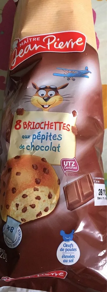 Briochettes pepites de chocolat