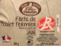 Filets de poulet fermier jaune