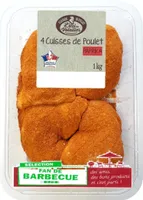 4 Cuisses de poulet au paprika