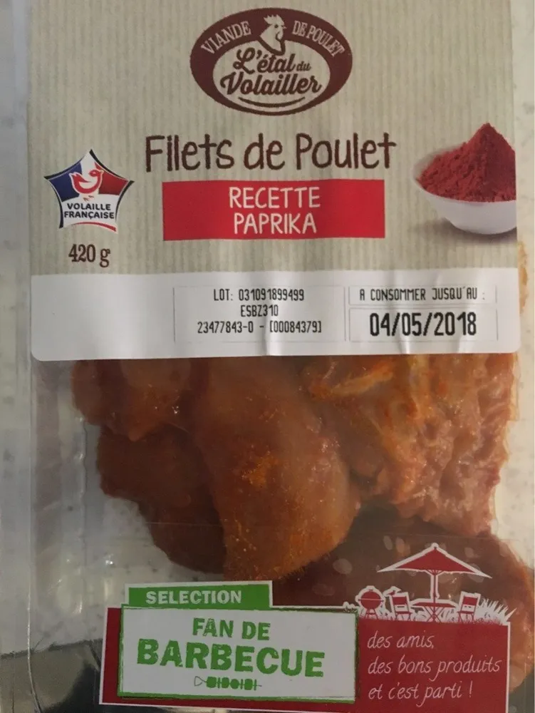 Filet de poulet recette paprika