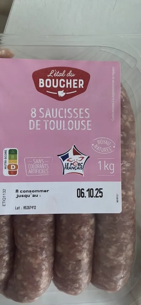 saucisses Toulouse