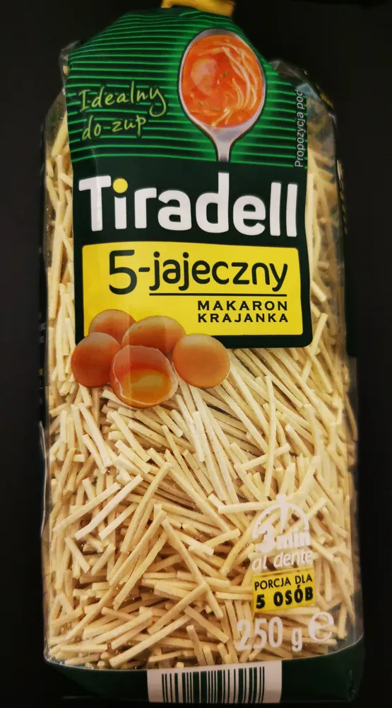Makaron 5-jajeczny, krajanka