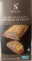 Salmón en Hojaldre con Salsa de Enaldo