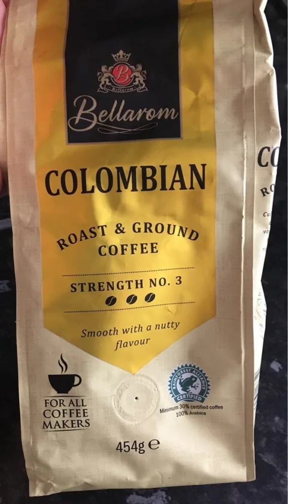 Colombian roast&ground coffee
