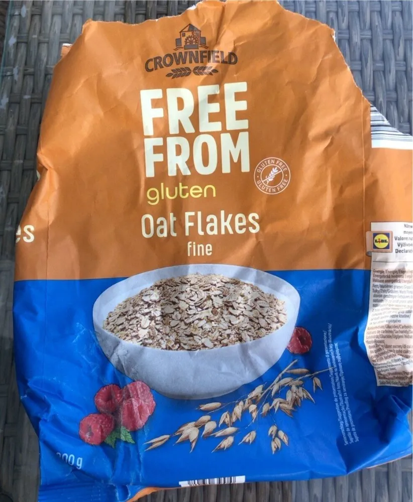 Free form  gluten oat flakes