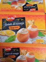 sorbet de naranja