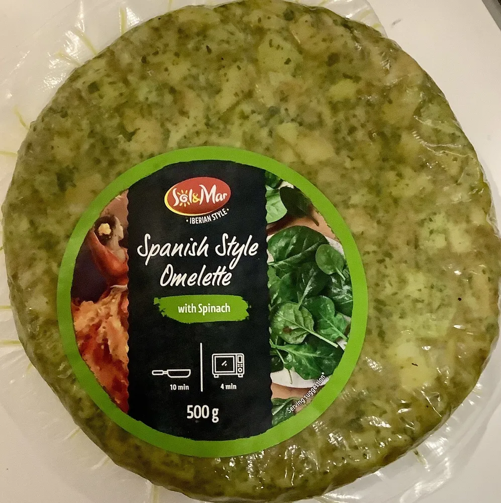 Tortilla aux épinards
