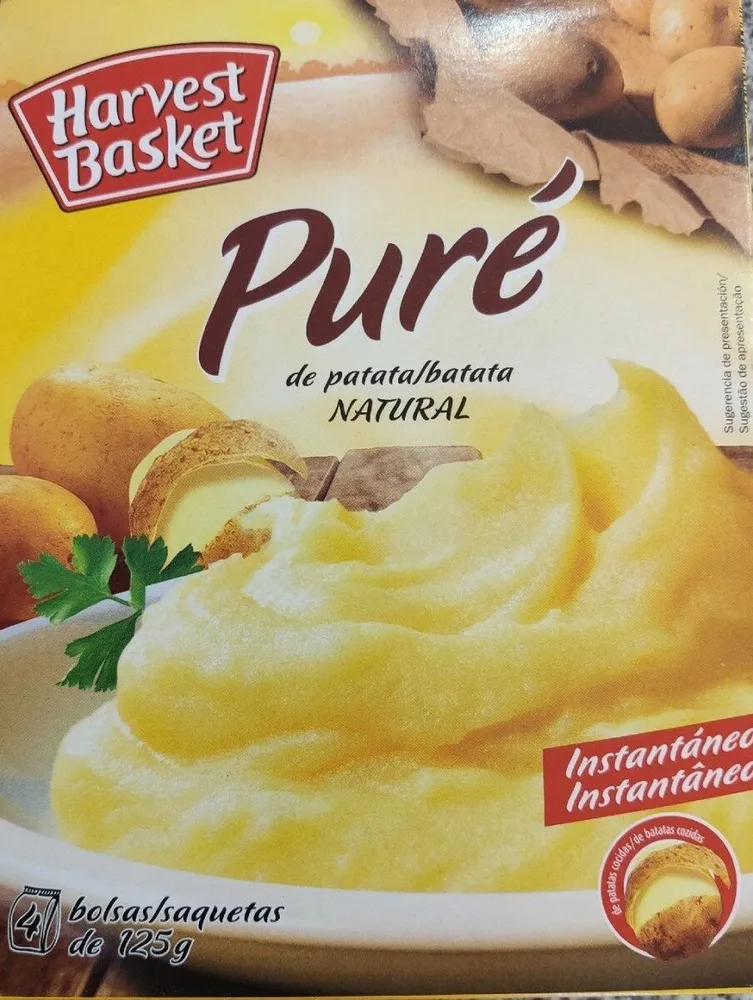 Puré de patata natural