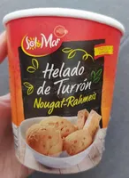 Helado de turrón