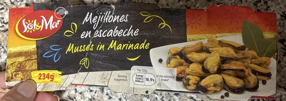 Miesmuschel in würziger Marinade