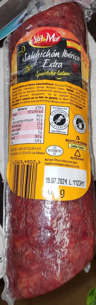 spanische Salami (Salchichón Ibérico Extra)