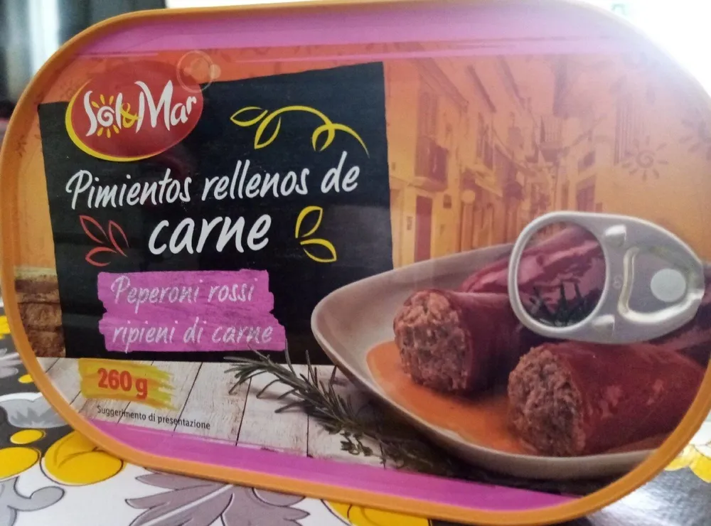 Pimientos rellenos de carne