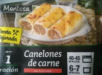 Canelones de carne con Bechamel