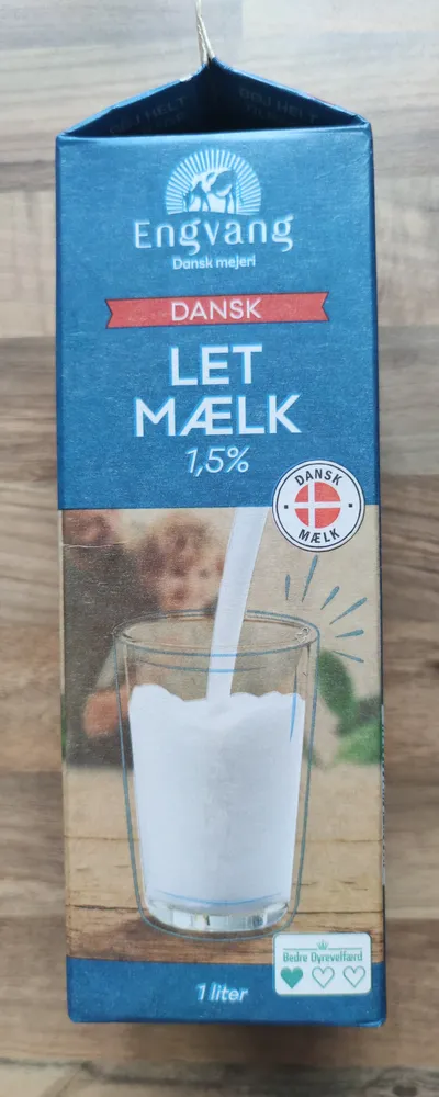 Letmælk 1.5%