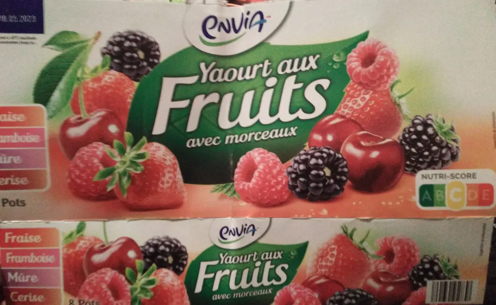 Yaourt aux fruits rouges