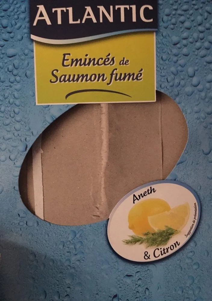 Eminces de saumon a l'aneth et au citron