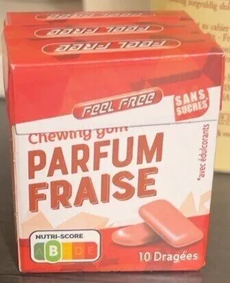 Chewing Gum Parfum Fraise