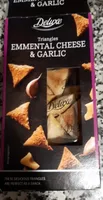Triángulos emmental cheese y garlic
