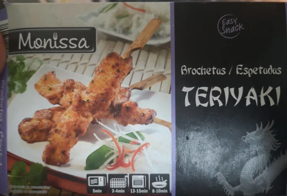 Brochetas Teriyaki
