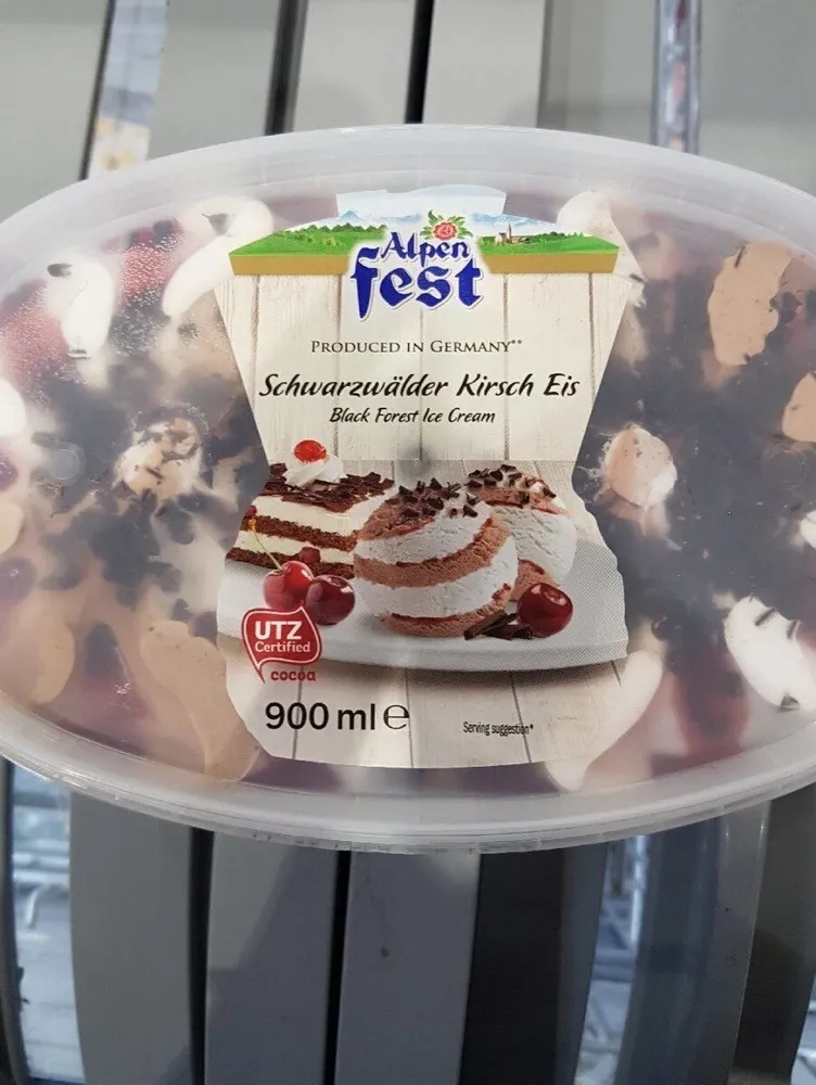 Black forest ice cream