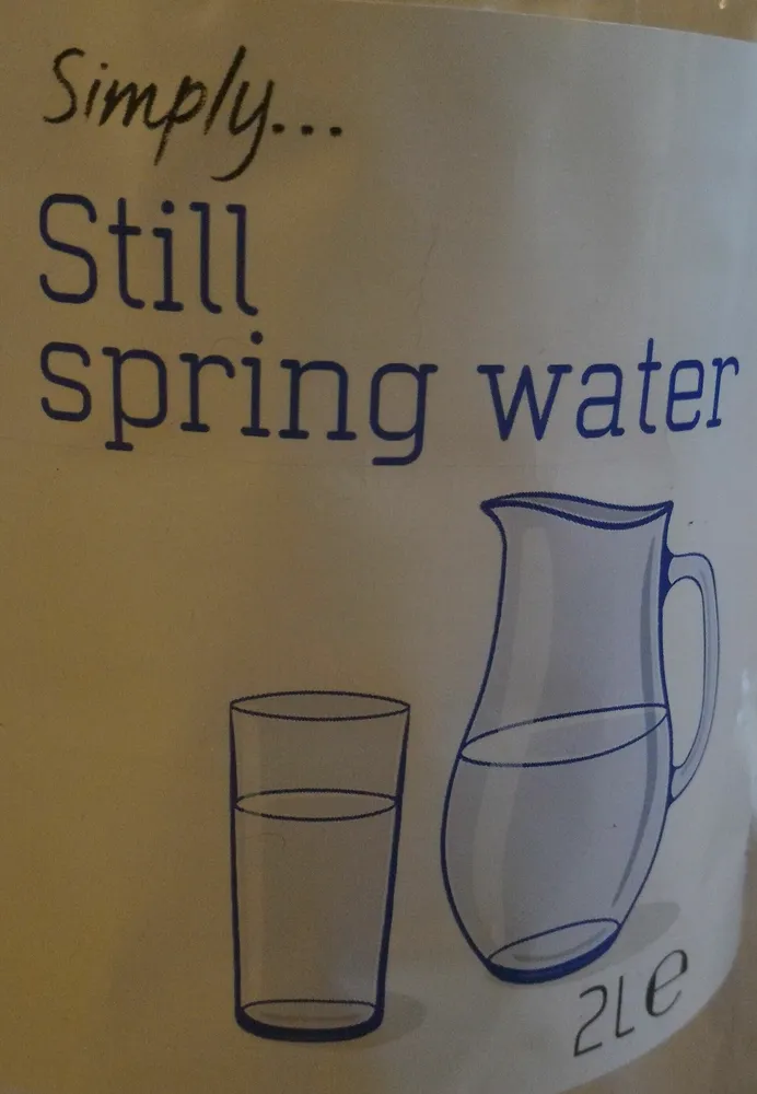 Still spring water