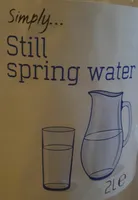 Still spring water