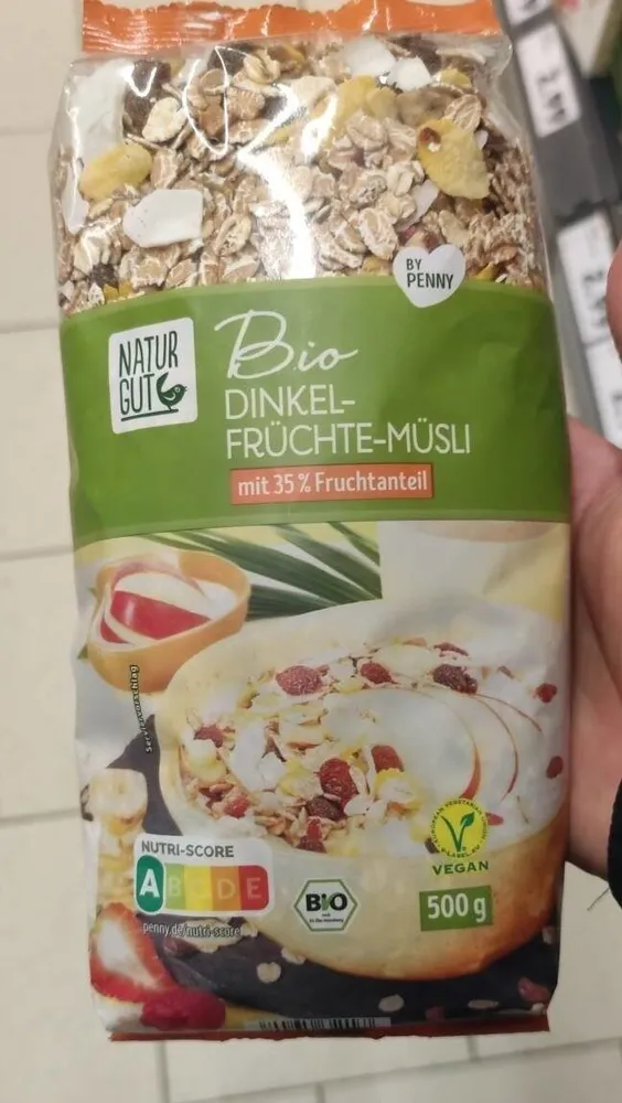Dinkel-Früchte-musili