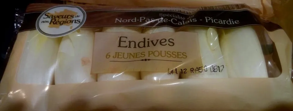 Endives 6 jeunes pousses