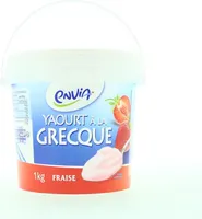Yaourts à la grecque fraise
