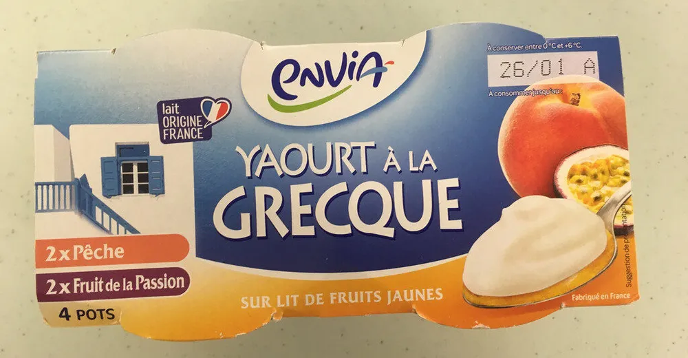 Greek Style Yogurt Peach & Passion Fruit