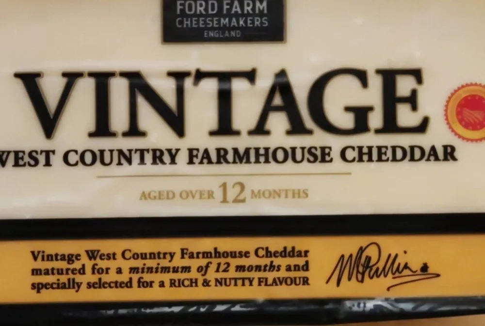 Vintage West Country Farmhouse Cheddar