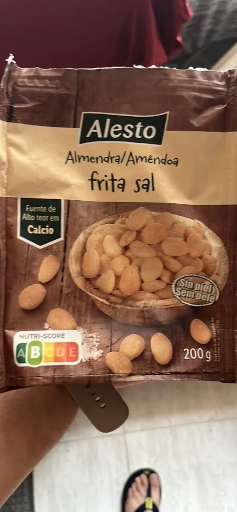 Almendras frita y salada