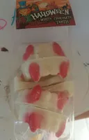 White chocolate teeth