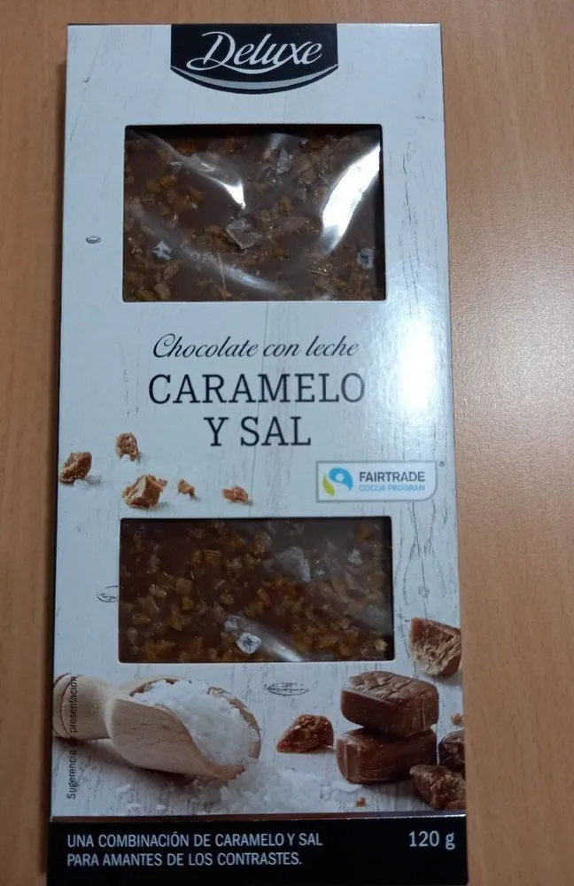 Chocolate con leche CARAMELO Y SAL