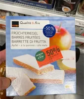 Barre fruitee a la pomme
