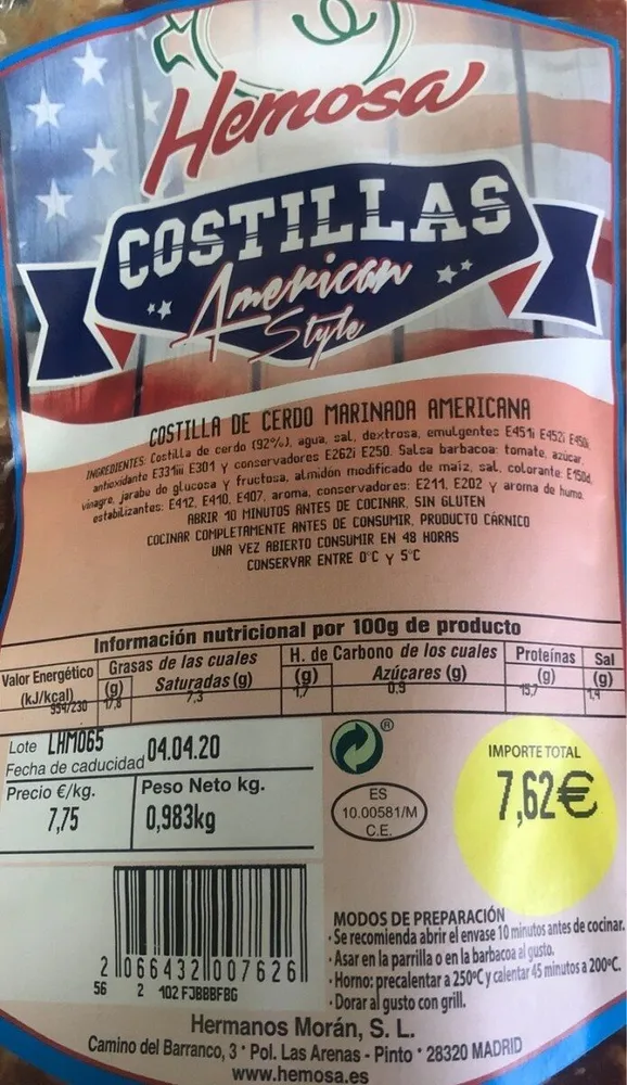 Costillas Americanas