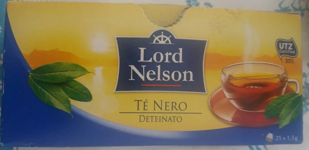 Té nero deteinato