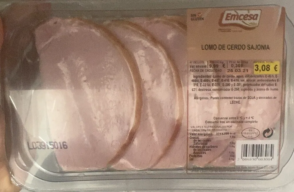 Lomo de cerdo sajonia