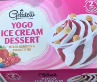 Frozen Joghurt, Waldfrucht & Amarettinis