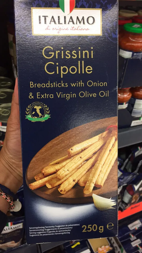 Gressins à l'oignon