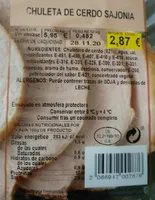 Chuleta cerdo sajonia
