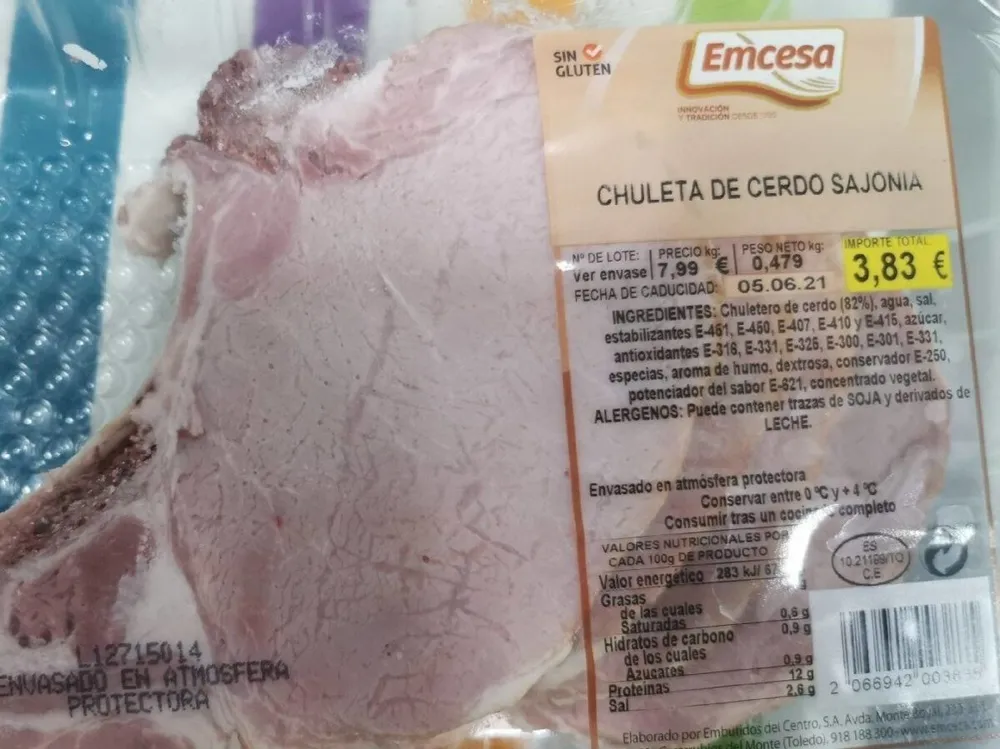 Chuleta de cerdo sajonia