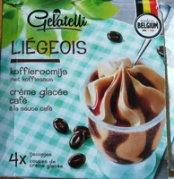 coupes crème glacée à la sauce café