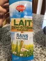 Lait demi-écrémé sans lactose