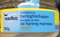 Bouchees de filets de hareng marinés