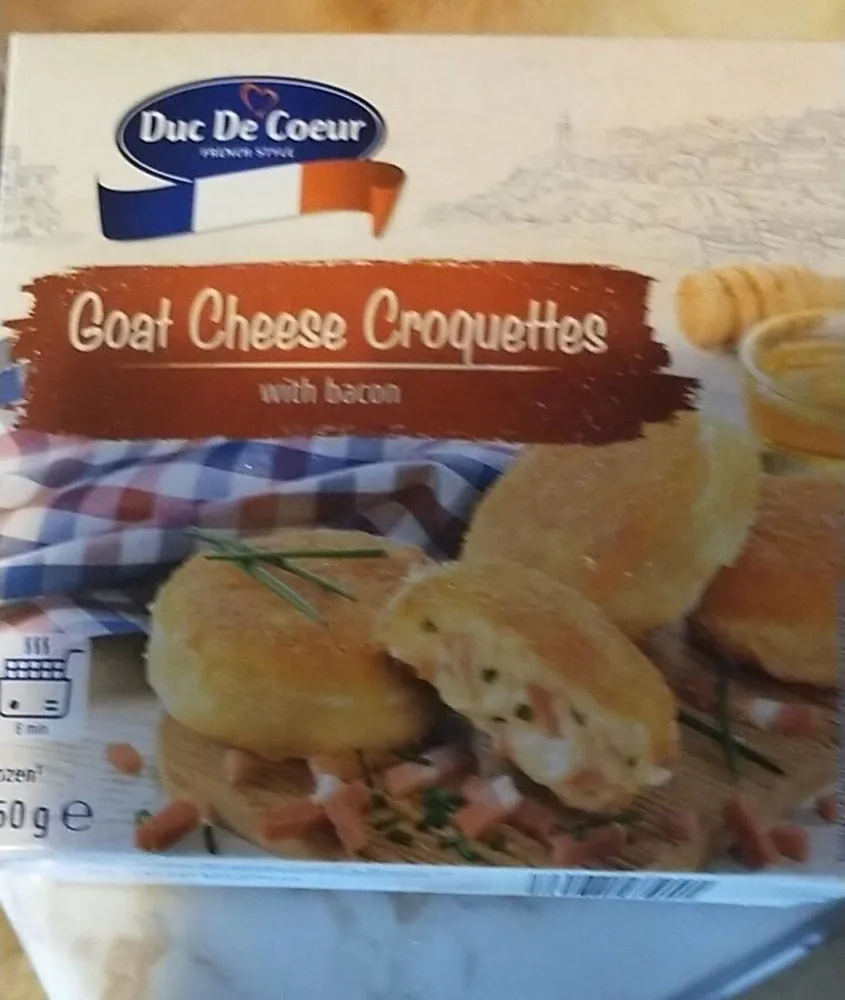 Crocchette a base di formaggio caprino con speck