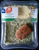 Vleesbrood met spinazie