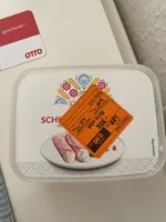 Schinkenröllchen gefüllt mit Meerrettich in Aspik